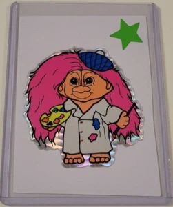 TROLLS Artist PAINTER 1990's PRISMATIC Prism VENDING MACHINE STICKER CARD Kodak - Picture 1 of 3