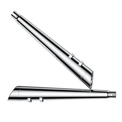 Silenciadores deslizables SHARKROAD 4,4" para Harley Touring modelos 95-16 sonido Deep Rumble Foto 1 de 4