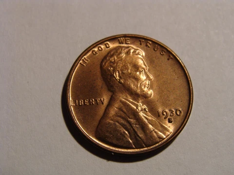 1930-S Lincoln Cent -  Choice BU! Cover