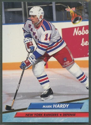 1992-93 Fleer Ultra #354 Mark Hardy New York Rangers - Image 1 of 2