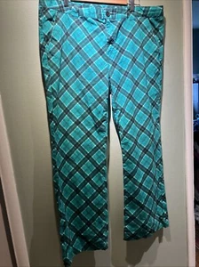 Wild Fable Damen Hose Größe 18 Low-Rise Flare Karo Stretch - Bild 1 von 12