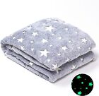 Glow in The Dark Blanket | Super Soft Cozy Galaxy Blanket for Kids & Adults | 50