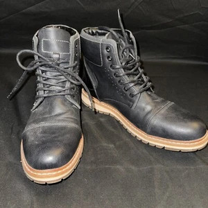 Parker & Sky Herren Schwarz Schnür Chukka Stiefeletten Größe 12M - Bild 1 von 9