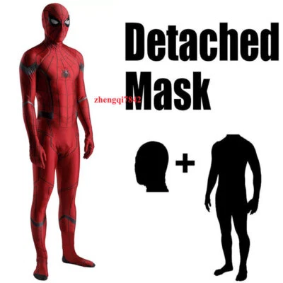 Cosplay Spider-Man: Disfraz de Regreso a Casa Niños y Adultos Body Superhéroe Monos Foto 1 de 4