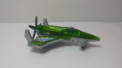 Hot Wheels 2010 Poison Arrow Propeller Plane Metalflake Silver HW Racing Rigs - Image 1 of 4