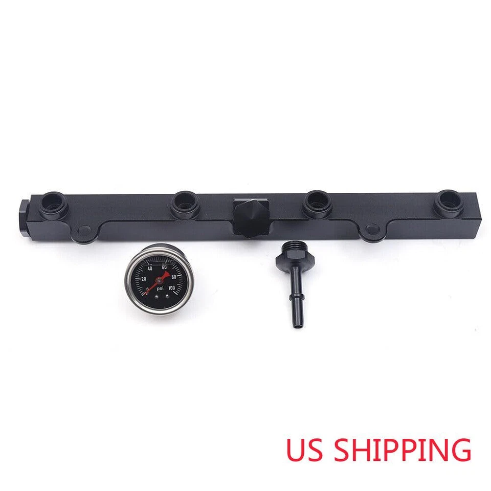 Riel de combustible de alto flujo serie K para Honda/Acura K20 K24 K-Swap Civic RSX Integra Foto 1 de 4