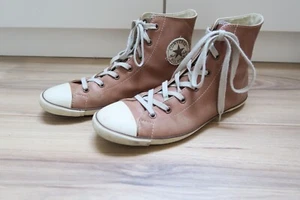 Converse All Star Leder braun Gr. 40 / 8 1/2 retro Chucks Sneaker Boots Schuh - Bild 1 von 12