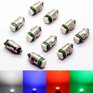 10x BA7S LED SMD 12V White Green Red Blue Tacho Instruments Lighting Lamp - Picture 1 of 6