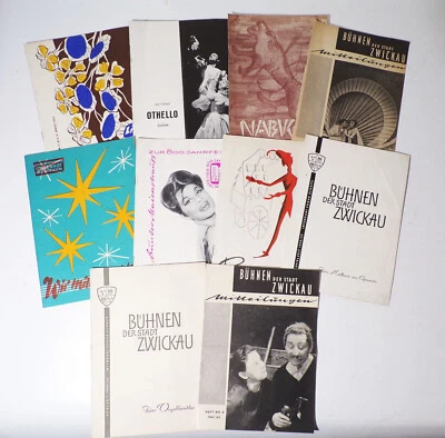 Konvolut Zwickau Theater Hefte 1950er 1960er - Bild 1 von 4