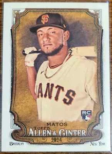 2024 Topps Allen & Ginter #72 Kyle Harrison RC foil Giants Baseball Card - Foto 1 di 2