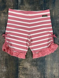 Matilda Jane Mädchen Größe 14 Bonnie gestreifte Shorties mit Rüschenbesatz! Geraffte Seiten! - Bild 1 von 6