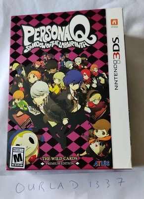 Persona Q - The Wild Cards Premium Edition (Nintendo 3DS) NEW SEALED US NTSC - Image 1 of 4