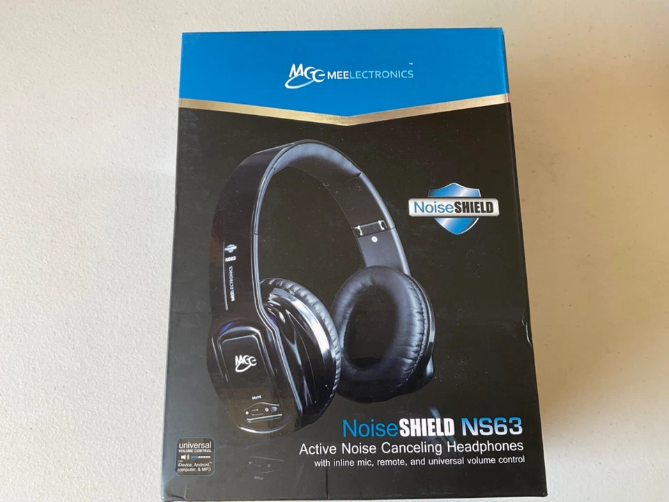 Auriculares con cancelación activa de ruido MEEelectronics NoiseSHIELD HP-NS63 Foto 1 de 4