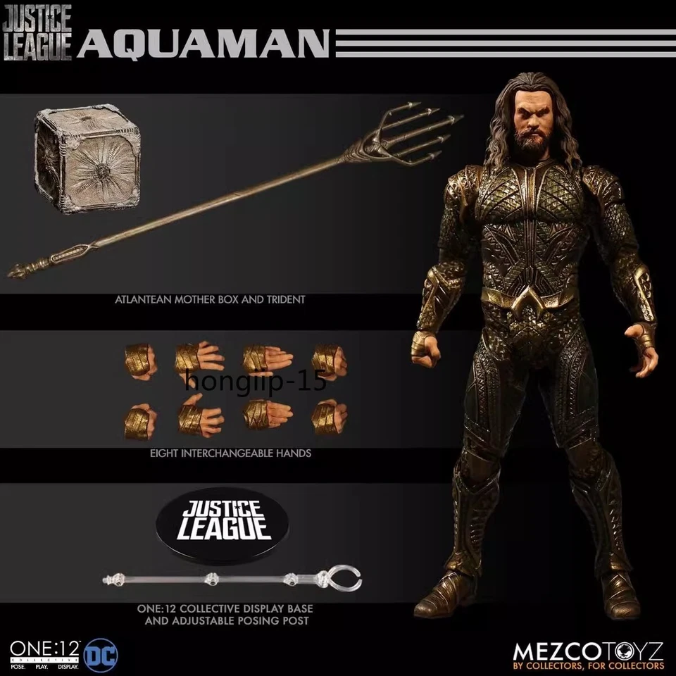 DC Comics: The Aquaman 1/12 Action Figure Collective Boxed Toys Model Gift - Image 1 of 1