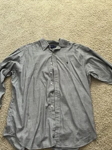 Ralph Lauren Polo Long Sleeve Button Down Size XXL Grey - Picture 1 of 3