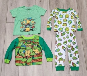 Nickelodeon Teenage Mutant Ninja Turtles TMNT Kids Pajamas & Tee Size 4T - Picture 1 of 7