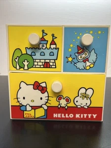 Sanrio Vintage 1976 Hello Kitty Schublade Zubehör Koffer Kunststoff R3 - Bild 1 von 11