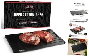 Defrosting Tray for Frozen Meat | 16" Family-Size | Aluminium Plate for - Picture 1 of 7
