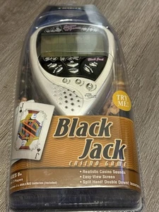 Casino Games Black Jack Tiger Electronic Handheld Game 2003 Hasbro - Pearl White - Picture 1 of 3