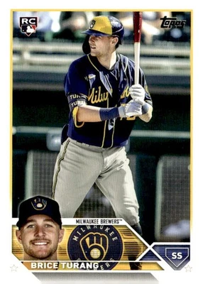 2023 Topps #530 Brice Turang - Image 1 of 2