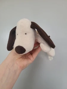 ST MICHAEL 8" VINTAGE CREMA Y MARRÓN CACHORRO PERRO PELUCHE 5973 941 MARCAS Y SPENCER - Imagen 1 de 5