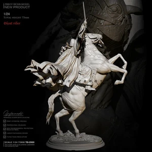 Kit Modelo Figuras Resina 1/24 75mm Caballero Fantasma a Caballo Sin Montar Sin Pintar - Imagen 1 de 4