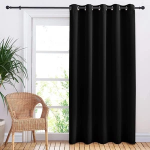 Cortina opaca Halloween para puerta corredera, cortinas para puertas de patio, aislamiento térmico - Imagen 1 de 4