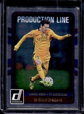 2016-17 Donruss Lionel Messi 生产线 #10 巴塞罗那 — 第 1/2 张图片