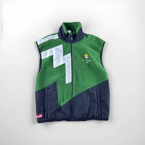 Chaleco exclusivo del equipo de los Juegos Olímpicos de Invierno de Salt Lake 2002 de colección para hombre M MARKER Y2K - Imagen 1 de 7