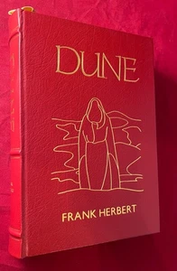 1987 Frank Herbert DUNE Massive RED Leather EASTON PRESS LTD Edition GIFT READY - Picture 1 of 6