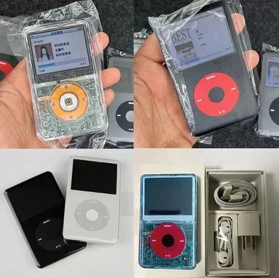 256GB512GBClear New Apple iPod Classic Video Fifth Generation 5.5 SSD MP3 Player - Image 1 of 4