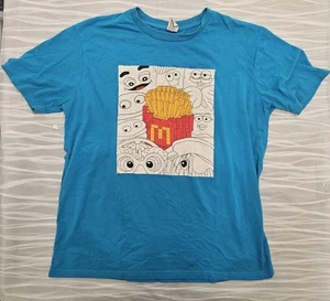 Authentic Crew issue Minecraft McDonald Happy Meal Special Edition Shirt Size M - Picture 1 of 4