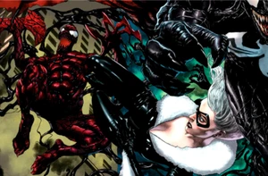 WEB OF VENOM CARNAGE BORN #8 MICO SUAYAN EXCLUSIVE CONNECTING VIRGIN VARIANT NM - Picture 1 of 1