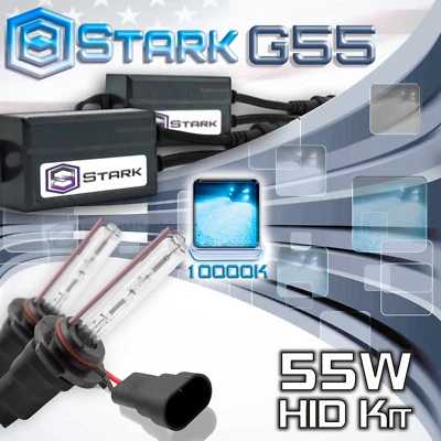 Stark 55W Micro HID High Beam Slim Xenon Kit - 9005 HB3 10K 10000K Blue (Y) - Image 1 of 4