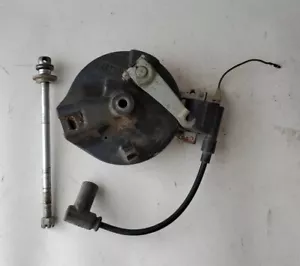 SUZUKI RM50 FRONT BRAKE BACKING PLATE AXLE SPACER CASTLE NUT IGNITION COIL RM 50 - Picture 1 of 16