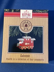 Hallmark Keepsake Claus & Co-CABOOSE 1991 - 4º en colección de 4 - nuevo en caja - Imagen 1 de 2