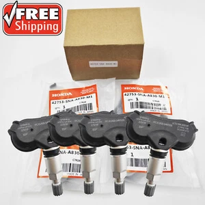 4X OEM GENUINE TPMS Tire Pressure Sensor For Honda CRZ Odyssey 42753-SNA-A830-M1 - Picture 1 of 7
