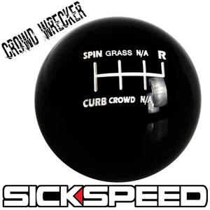 CROWD WRECKER KNOB FOR 6 SPEED SHORT THROW SHIFTER LEVER SELECTOR UN2 KIT K47 - Foto 1 di 1