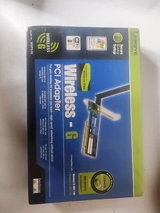 Linksys WMP54G Wireless-G 2,4GHz 802.11g PCI Adapterkarte - Neu - Bild 1 von 3