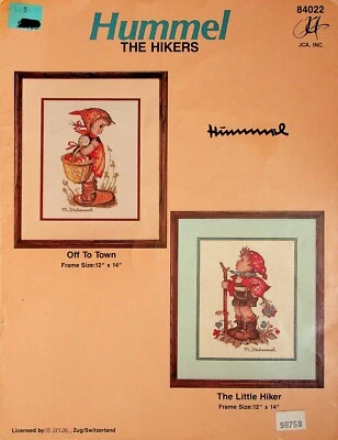 Hummel The Hikers Off To Town Little Hiker Cross Stitch Pattern By Zug JCA - Image 1 of 3