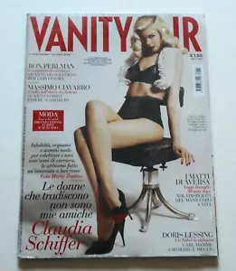 Claudia Schiffer Italian Vanity Fair Magazine July 2008 Sealed - Picture 1 of 2