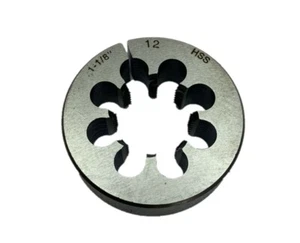 Threading die Myford lathe thread 1-1/8" x 12tpi high speed steel die BSW size - Picture 1 of 1