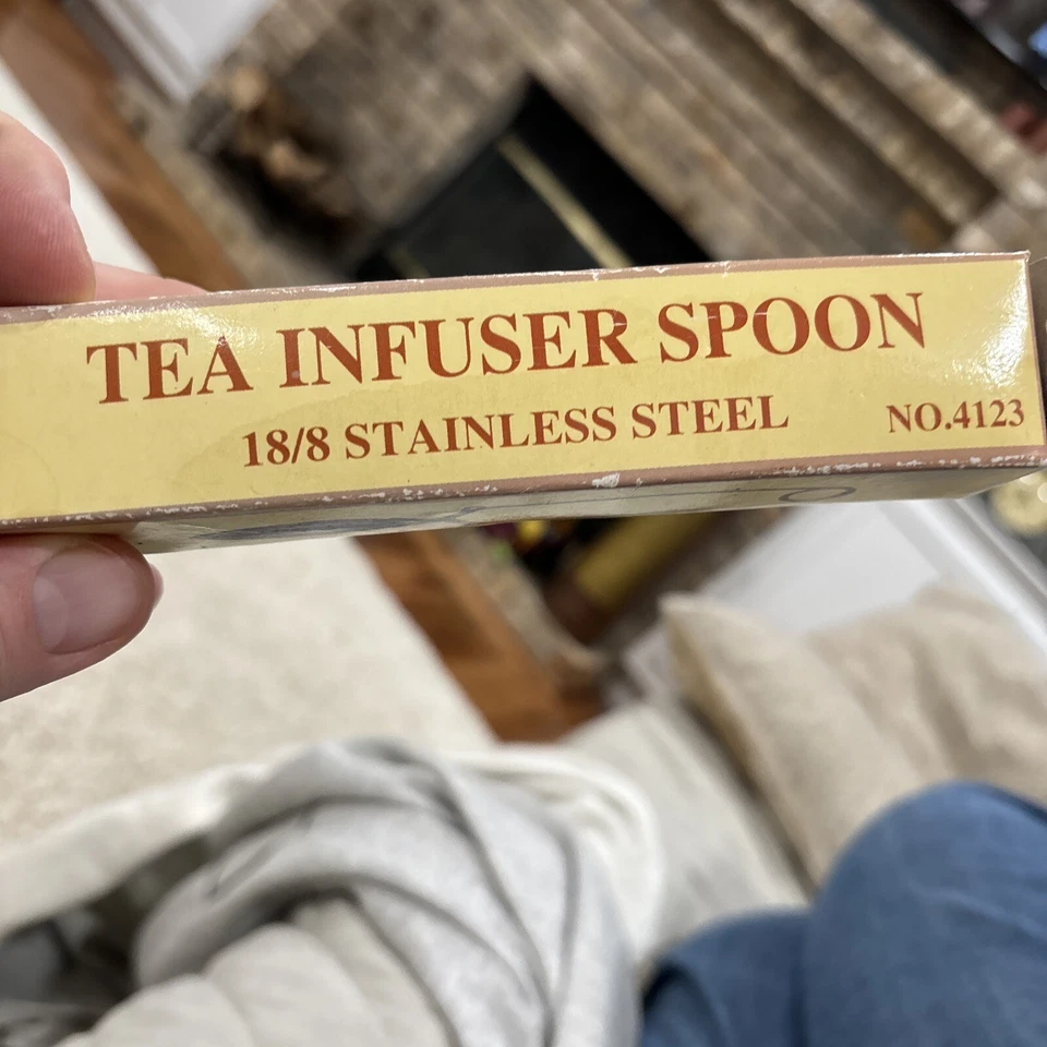 NIB Tea Bake Time Stainless Steel 18/8 Tea Infuser Spoon No. 4123 New In Box - Image 1 of 3