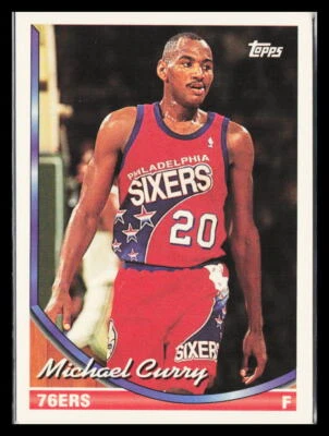 1993-94 Topps Michael Curry #286 RC - Image 1 of 2