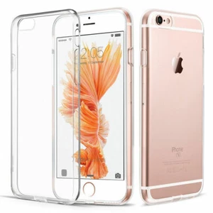 For New Apple iPhone 6S/6 TPU Gel Jelly Skin Case / Cover Crystal Clear - Picture 1 of 1