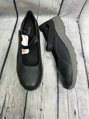 Baretraps Mujer Yarlin Mary Jane Zapatos Negro Punta Redonda Gancho y Lazo 11 M Nuevos Foto 1 de 4