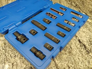 Cornwell 15pc BluePOWER6pt 6pt. 10mm Socket Set - Picture 1 of 3