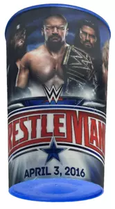 WWE WrestleMania 32 XXXII Holographic Souvenir Collectors Cup - 2016 - Picture 1 of 6