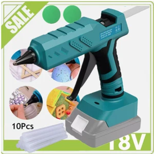 For Makita 18V Cordless Hot Melt Glue Gun 10 Sticks Heat Gun DIY Repair Tools - Picture 1 of 11