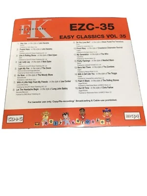  Easy Karaoke Easy Classics EZC 35 - Image 1 of 2